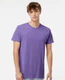 M&O Knits 6500M Unisex Vintage Garment-Dyed T-Shir in Violet