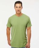 M&O Knits 6500M Unisex Vintage Garment-Dyed T-Shir in Aloe