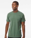 M&O Knits 6500M Unisex Vintage Garment-Dyed T-Shir in Light green