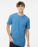 M&O Knits 6500M Unisex Vintage Garment-Dyed T-Shir in Royal caribe