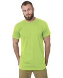 M&O Knits 4800 Gold Soft Touch T-Shirt in Lime green