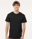 M&O Knits 4800 Gold Soft Touch T-Shirt in Black