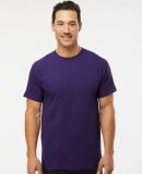 M&O Knits 4800 Gold Soft Touch T-Shirt in Purple