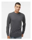 M&O Knits 4820 Gold Soft Touch Long Sleeve T-Shirt in Dark heather