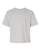 M&O Knits 4850 Youth Gold Soft Touch T-Shirt in Platinum