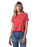 Alternative Apparel 4450HM Ladies' Modal Tri-Blend in Faded red