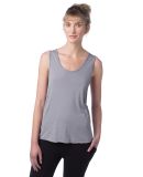 Alternative Apparel 4460HM Ladies' Modal Tri-Blend in Nickel