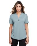 North End NE100W Ladies' Jaq Snap-Up Stretch Perfo in Opal blue