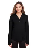 North End NE400W Ladies' Jaq Snap-Up Stretch Perfo in Black