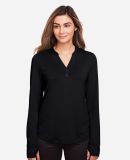 North End NE400W Ladies' Jaq Snap-Up Stretch Perfo in Black
