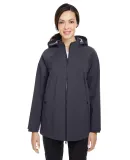 North End NE718W Ladies' City Hybrid Shell CARBON