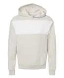 Jerzees 98CR Nublend® Billboard Hooded Sweatshirt Oatmeal Heather/ White