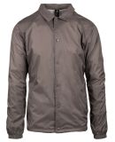 Burnside Clothing 9718 Coaches Jacket in Steel
