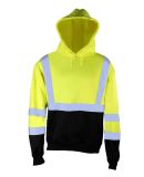 ML Kishigo JS154 Hi-Vis Hooded Sweatshirt Lime