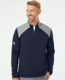 Adidas Golf Clothing A532 Textured Mixed Media Qua Collegiate Navy/ Grey Three