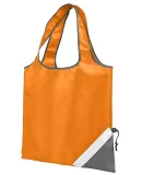 Gemline 1182 Latitiudes Foldaway Shopper Tote TANGERINE ORANGE