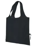 Gemline 1182 Latitiudes Foldaway Shopper Tote BLACK