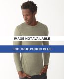 Alternative Apparel AA1975 Unisex Heather Long-Sle Eco True Pacific Blue