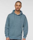 LA T 6926 Adult Pullover Fleece Hoodie in Bermuda blackout