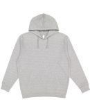 LA T 6926 Adult Pullover Fleece Hoodie in Heather