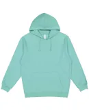 LA T 6926 Adult Pullover Fleece Hoodie in Saltwater