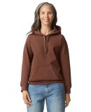 Gildan SF500 Adult Softstyle® Fleece Pullover Hoo in Cocoa