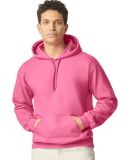 Gildan SF500 Adult Softstyle® Fleece Pullover Hoo in Pink lemonade