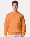 Gildan SF000 Adult Softstyle Fleece Crew Neck Swea in Tangerine