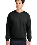 Gildan SF000 Adult Softstyle® Fleece Crew Sweatsh in Black