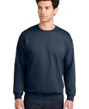 Gildan SF000 Adult Softstyle® Fleece Crew Sweatsh in Navy