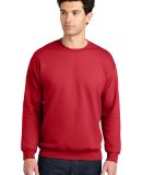 Gildan SF000 Adult Softstyle® Fleece Crew Sweatsh in Red