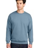 Gildan SF000 Adult Softstyle Fleece Crew Neck Swea in Stone blue