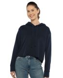 Next Level Apparel 9384 Ladies' Cropped Pullover H in Midnight navy