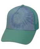 Tie-Dye 9200 Adult Trucker Hat in Lagoon