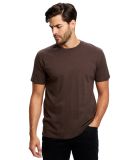 US Blanks US2000 Men's Made in USA Short Sleeve Cr in Brown