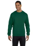 Russel Athletic 698HBM Unisex Dri-Power® Crewneck in Dark green