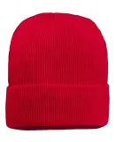 Sportsman SP12JL Jersey Lined 12" Cuffed Beanie in Red