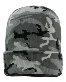 Sportsman SP12 Solid 12" Cuffed Beanie in Grey camo