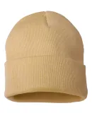 Sportsman SP12 Solid 12" Cuffed Beanie in Camel