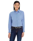 Backpacker BP7036 Ladies' Yarn-Dyed Micro-Check Wo in French blue