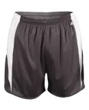 Alleson Athletic 2273 Youth Stride Shorts Graphite/ White