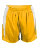 Alleson Athletic 2273 Youth Stride Shorts Gold/ White