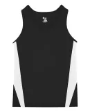 Alleson Athletic 2667 Youth Stride Singlet Black/ White