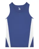 Alleson Athletic 2667 Youth Stride Singlet Royal/ White