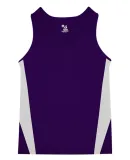 Alleson Athletic 2667 Youth Stride Singlet Purple/ White