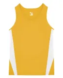 Alleson Athletic 2667 Youth Stride Singlet Gold/ White