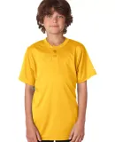 Alleson Athletic 2930 B-Core Youth Placket Jersey in Gold