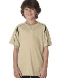 Alleson Athletic 2937 Youth B-Core Pro Placket Jer Vegas Gold/ Black