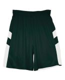 Alleson Athletic 7266 B-Pivot Rev. Shorts in Forest/ white