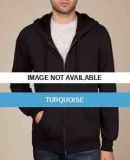 AA9290 Alternative Unisex Fleece Zip-Up Hoodie Turquoise